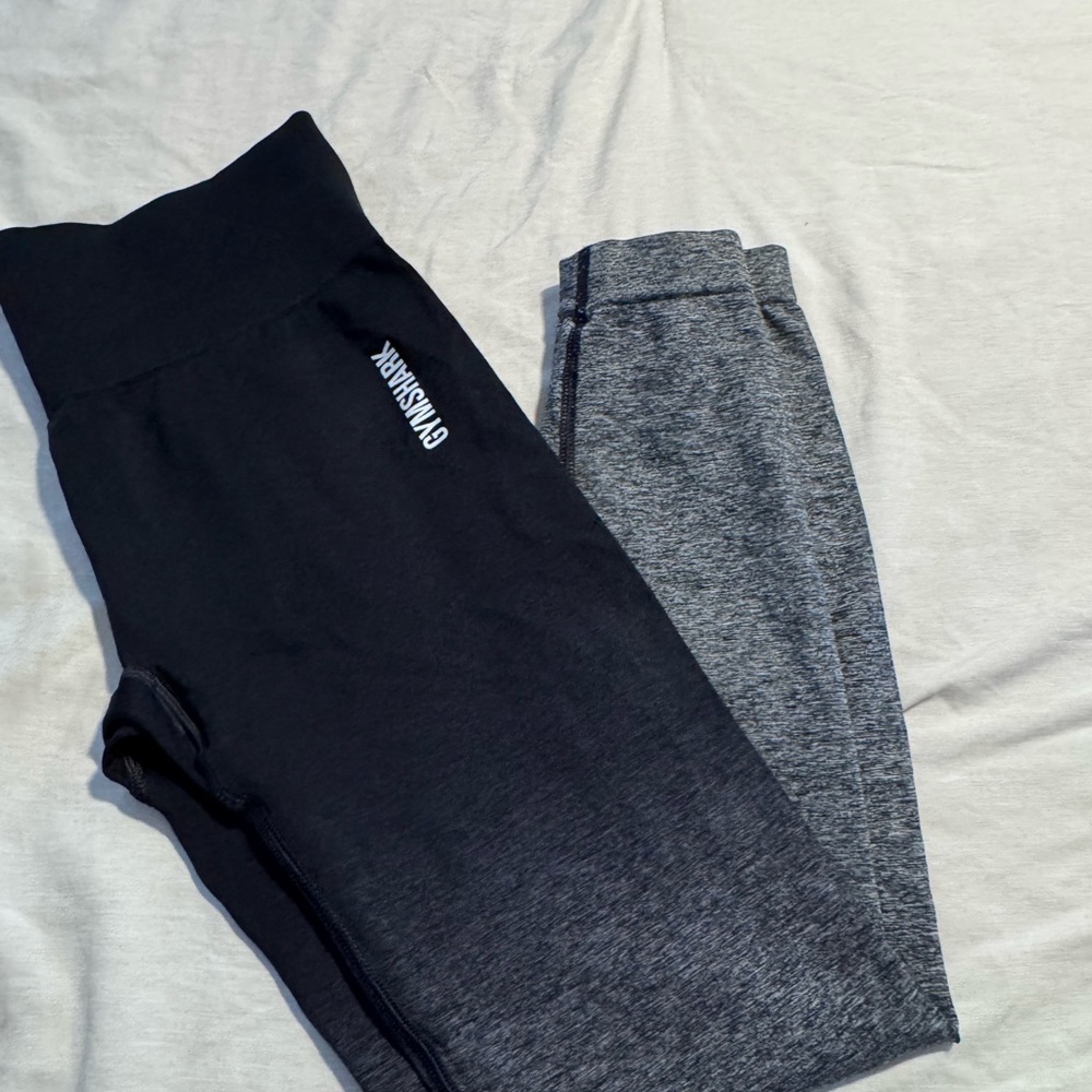 Gymshark Black and Gray Leggings